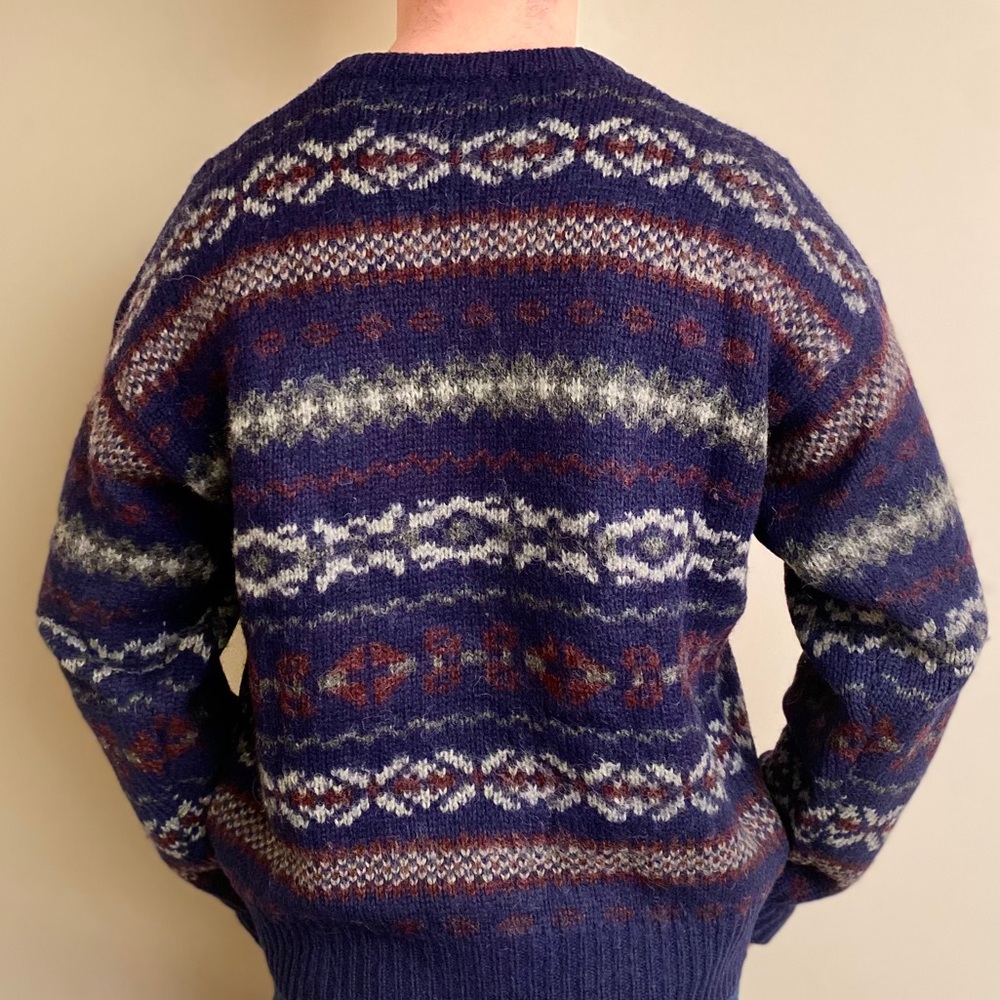 Vintage John Ashford 100% wool sweater - Picture 2 of 3